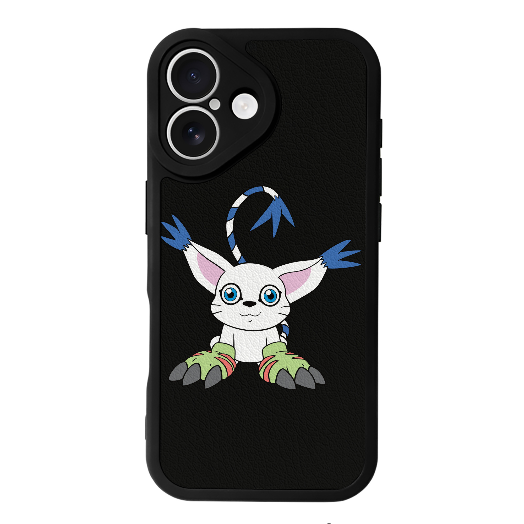 （画像用） Digimon デジタルモンスター/デジモン 【iPhone 16シリーズ対応】シリコンスマホケース（レザー調） 材質：シリコン